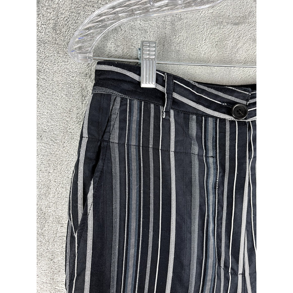 TheOpen Product Striped High Waisted Trousers Pants Slacks 27 Waist Quiet Luxury - Picture 4 of 16